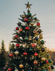 decorated christmas tree