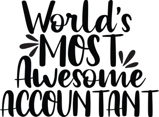 Accountant SVG Design