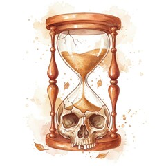 AI clessidra con teschio 04