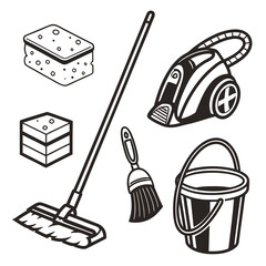 Cleaning tools and equipment for home