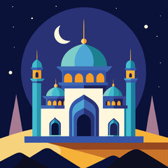 Fototapeta premium mosque at night
