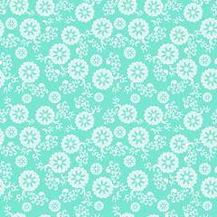 seamless pattern with flowers