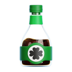 Beer Bottle 3d Illustration