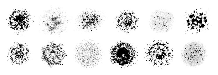 Vector Splatter and Grunge Stain Brush Pack for Adding Sparkle, Festival, Holiday,Branding, Product Highlighting etc