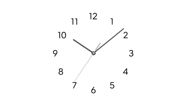 Monochrome image of a clock face; hands point to approximately 1009