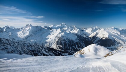 Obraz premium Alps Meribel Les Menuirs