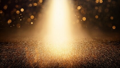 Light Beam Shining On A Grainy Background Gradient With Depth Of Field