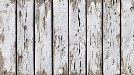 Weathered Whitewash: Rustic Distressed Wooden Plank Texture