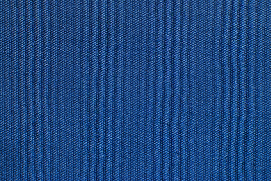 Blue fine boucle cotton fabric texture as background