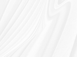 Obraz premium beauty soft fabric white abstract smooth curve shape decorate fashion textile background