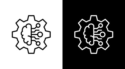 Artificial White Icon Set Vector 