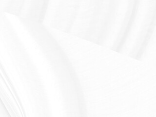 beauty fashion white abstract soft fabric smooth curve shape decorate textile background