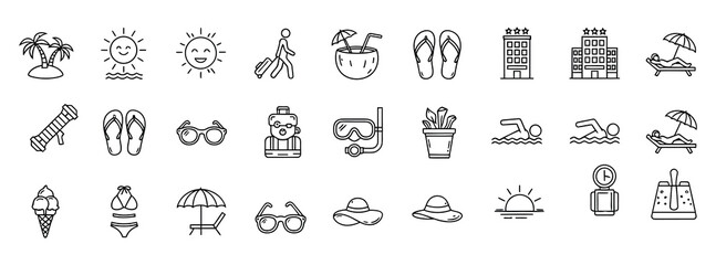 Ancient egyptian hieroglyphs black and white vector illustration