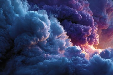 Artistic surreal cloudscape with purple tones high resolution picture