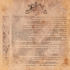 Obraz premium Scrapbook religious paper vintage. Classic and universal textured background universal