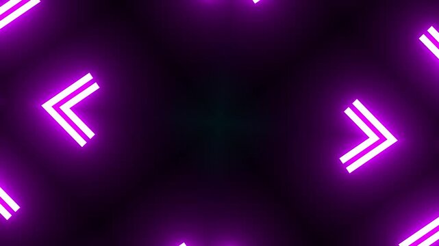 Animation seamless 4k loop Computer generated wallpaper texture element flat style with animation of rounded rectangles, circles lines light shadow 4k neon glow colorful backdrop simple forms pattern