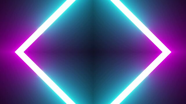 Animation seamless 4k loop Computer generated wallpaper texture element flat style with animation of rounded rectangles, circles lines light shadow 4k neon glow colorful backdrop simple forms pattern