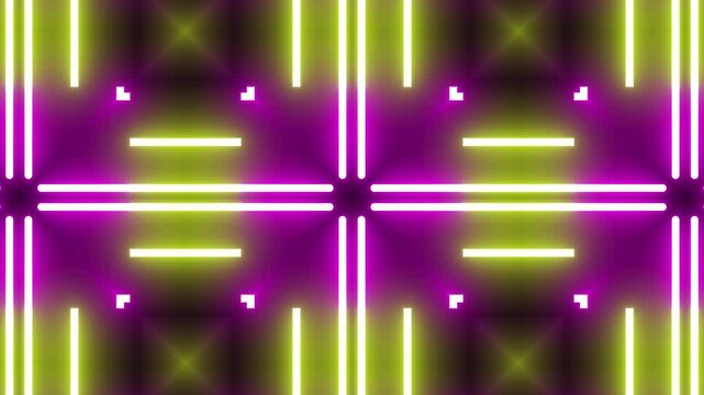 Animation seamless 4k loop Computer generated wallpaper texture element flat style with animation of rounded rectangles, circles lines light shadow 4k neon glow colorful backdrop simple forms pattern