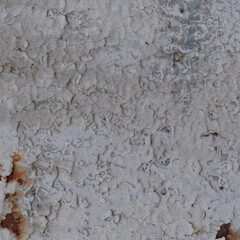 Old natural pastel blue pale blueberry grey painted rusty iron metal plate background texture, vertical aged damaged weathered scratched rustic plain paint pattern grunge rust copy space macro closeup