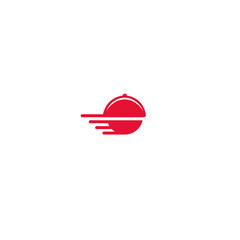 Food delivery logo Icon flat vector design