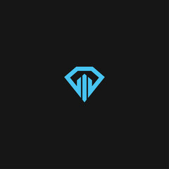 Diamond real estate logo Icon flat vector design