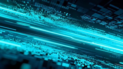 Abstract digital data streams - Powered by Adobe