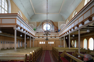 Lutheran church of Saint Elizabeth of P&auml;rnu, a sea resort town located on the coast of the Baltic Sea in Estonia