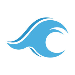 Water waveocean  logo