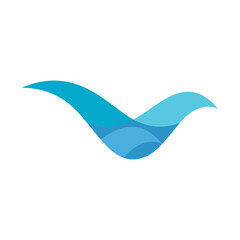 Water waveocean  logo