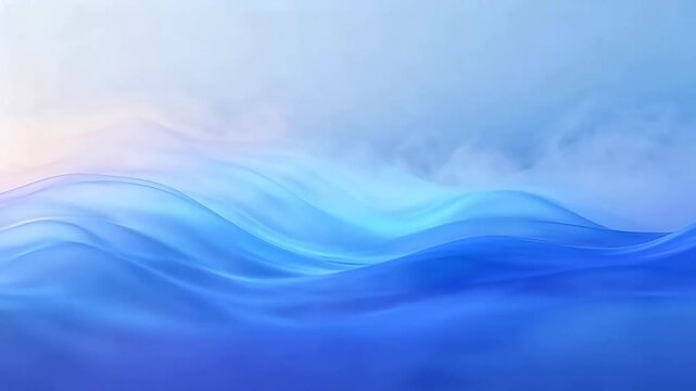 Abstract flowing wave of blue and purple