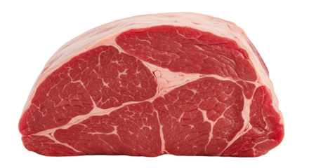 Raw Beef Chuck Roast Cut – Transparent Background