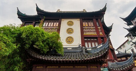 Fototapeta premium Asia, China, Shanghai, Yu Garden, November 2025