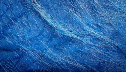 Obraz premium Blue Paper Parchment Background With Fibers