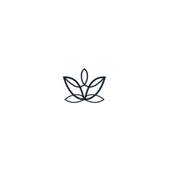 lotus flower logo design