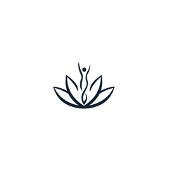 lotus flower logo design