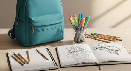 Creative art supplies for school or home, unleash your imagination and artistic side