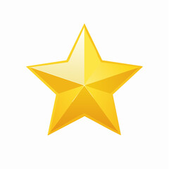 Flat Design Christmas Tree Topper Star