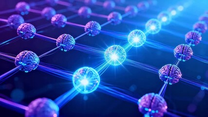 Neural network brain connections - Powered by Adobe