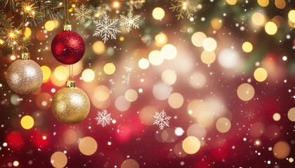 Festive christmas ornaments hanging cozy indoor setting holiday decoration imagery sparkling lights close-up view winter wonderland concept for seasonal joy