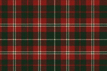 Fototapeta premium Classic red plaid pattern background