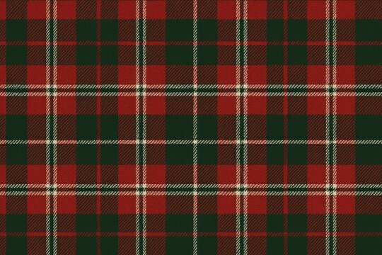 Classic red plaid pattern background