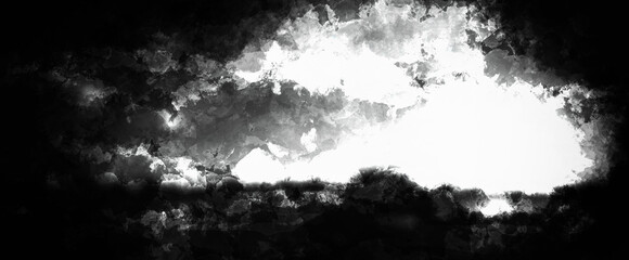 抽象的　水墨画　背景素材
