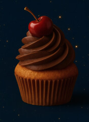 cherry cupcake