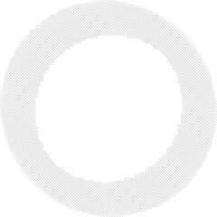 ring with hatching frame