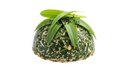 Egg shaped seed cake for feathered friends