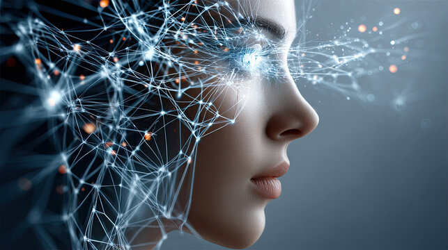 Darstellungen moderner Technologie mit KI-Oberfl&auml;chen