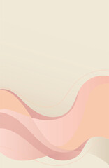Minimal Pastel Pink Abstract Flowing Wave Background for Elegant Graphic Layouts