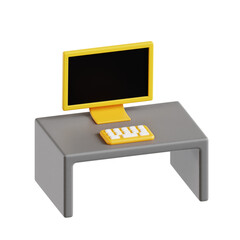 monitor 3d Illustration