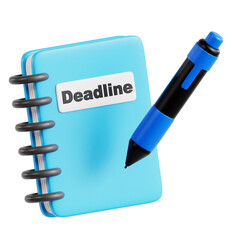 notebook 3d Illustration