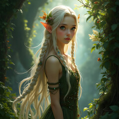 beautiful little ivy fairy